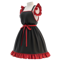 AI generated 3D Rendering of a Ladies Dress Sample on Transparent Background - Ai Generated png