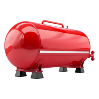 AI generated 3D Rendering of a Gas or Air Tank on Transparent Background - Ai Generated png