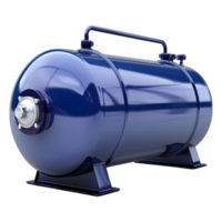 ai genererad 3d tolkning av en gas eller luft tank på transparent bakgrund - ai genererad png