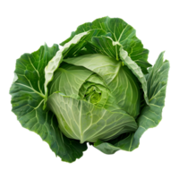 AI generated 3D Rendering of a Green Cabbage on Transparent Background - Ai Generated png