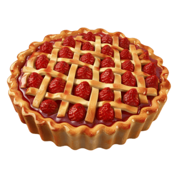 ai genererad 3d tolkning av en jordgubb kaka på transparent bakgrund - ai genererad png