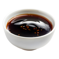 AI generated 3D Rendering of a Sauce in a Bowl on Transparent Background - Ai Generated png