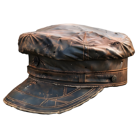 ai généré 3d le rendu de une armée chapeau ou casquette sur transparent Contexte - ai généré png