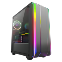 AI generated 3D Rendering of a Gaming Pc on Transparent Background - Ai Generated png