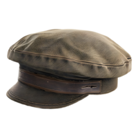 ai généré 3d le rendu de une armée chapeau ou casquette sur transparent Contexte - ai généré png