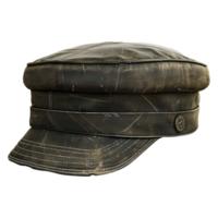 ai généré 3d le rendu de une armée chapeau ou casquette sur transparent Contexte - ai généré png