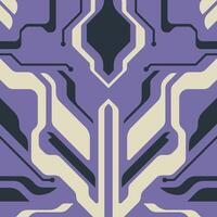 Futuristic cyberpunk abstract background. Flat design cyberpunk abstract poster vector