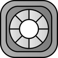 Lifebuoy Line Filled Gradient  Icon vector