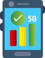 Good Signal Flat Gradient  Icon vector