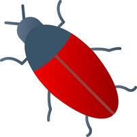 cucaracha plano degradado icono vector