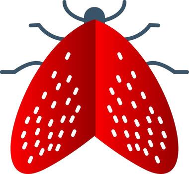 insecto plano degradado icono vector