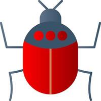 insecto plano degradado icono vector