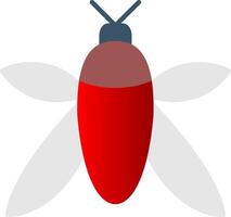 insecto plano degradado icono vector