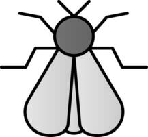 Moth Line Filled Gradient  Icon vector