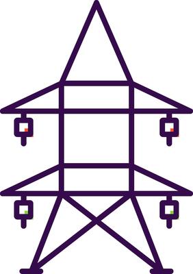 Electric Tower Filled  Icon