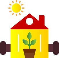 Development Flat Gradient  Icon vector