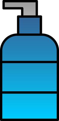 Liquid Soap Line Filled Gradient  Icon