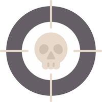 Targeted Flat Gradient  Icon vector