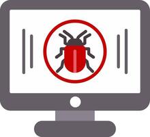 Malware Flat Gradient  Icon vector