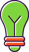 Idea Filled  Icon vector