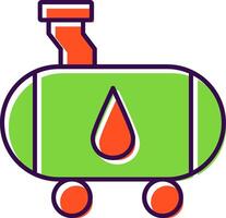 Tank Filled  Icon vector