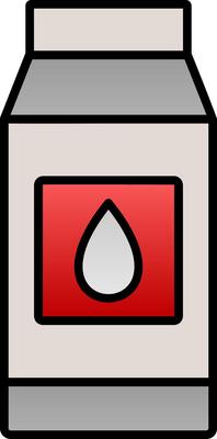 Milk Line Filled Gradient  Icon