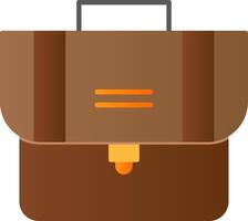 Suitcase Flat Gradient  Icon vector