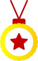 Medal Flat Gradient  Icon vector
