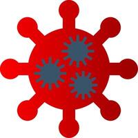 Virus Flat Gradient  Icon vector