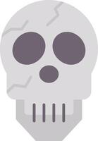 Skull Flat Gradient  Icon vector