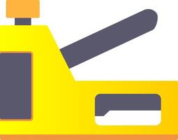 Staple Gun Flat Gradient  Icon vector