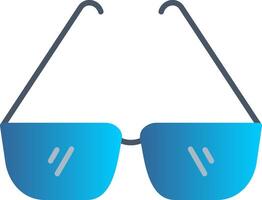 Glasses Flat Gradient  Icon vector