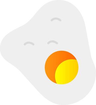 Eggs Flat Gradient  Icon vector