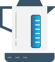 Electric Kettle Flat Gradient  Icon vector