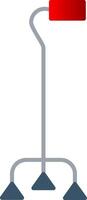 Walking Stick Flat Gradient  Icon vector