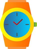 Stylish Watch Flat Gradient  Icon vector