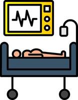 Medical Treatment Line Filled Gradient  Icon vector