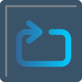 lazo plano degradado icono vector