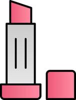 Lip Balm Line Filled Gradient  Icon vector