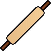 Rolling Pins Line Filled Gradient  Icon vector