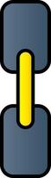 Chain Line Filled Gradient  Icon vector