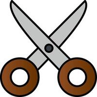 Scissors Line Filled Gradient  Icon vector