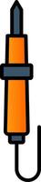 Soldering Line Filled Gradient  Icon vector