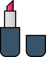 Lipstick Line Filled Gradient  Icon vector