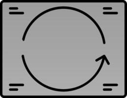 Sync Line Filled Gradient  Icon vector