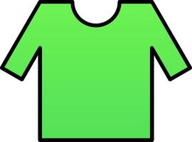 Shirt Line Filled Gradient  Icon vector