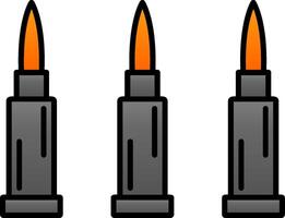 Bullets Line Filled Gradient  Icon vector