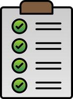 Form Line Filled Gradient  Icon vector