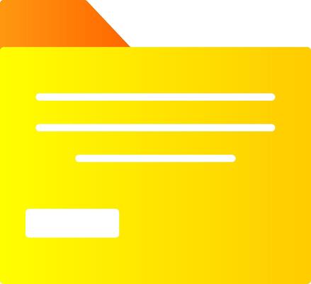 Folder Flat Gradient  Icon