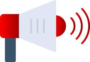 Speaker Flat Gradient  Icon vector
